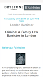 Mobile Screenshot of barrister-london.com